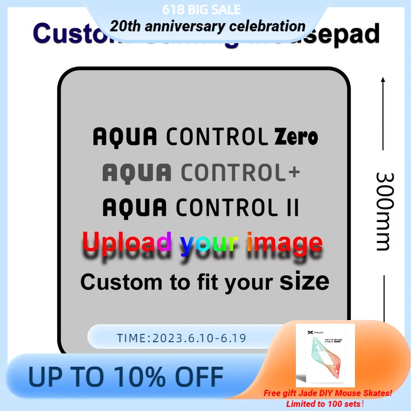 

900x300x4mm - XXL Short / 35.4" x 11.8" Custom Aqua control zero/ Aqua control plus/ Aqua control II/ X-raypad Gaming Mouse Pads