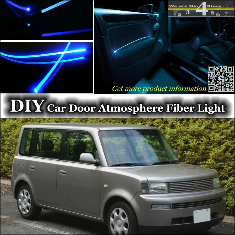 

interior Ambient Light Tuning Atmosphere Fiber Optic Band Lights For TOYOTA bB For Daihatsu Coo Inside Door Panel illumination