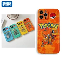 pokemon kawaii iphone case for iphone 13 13pro 12 12pro 11 11 pro max xr for girls pikachu charmander soft case couples gift toy