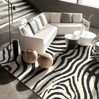 stripes large area sofa coffee table carpets for living room bedroom bedside square rugs soft home modern non slip decor mat