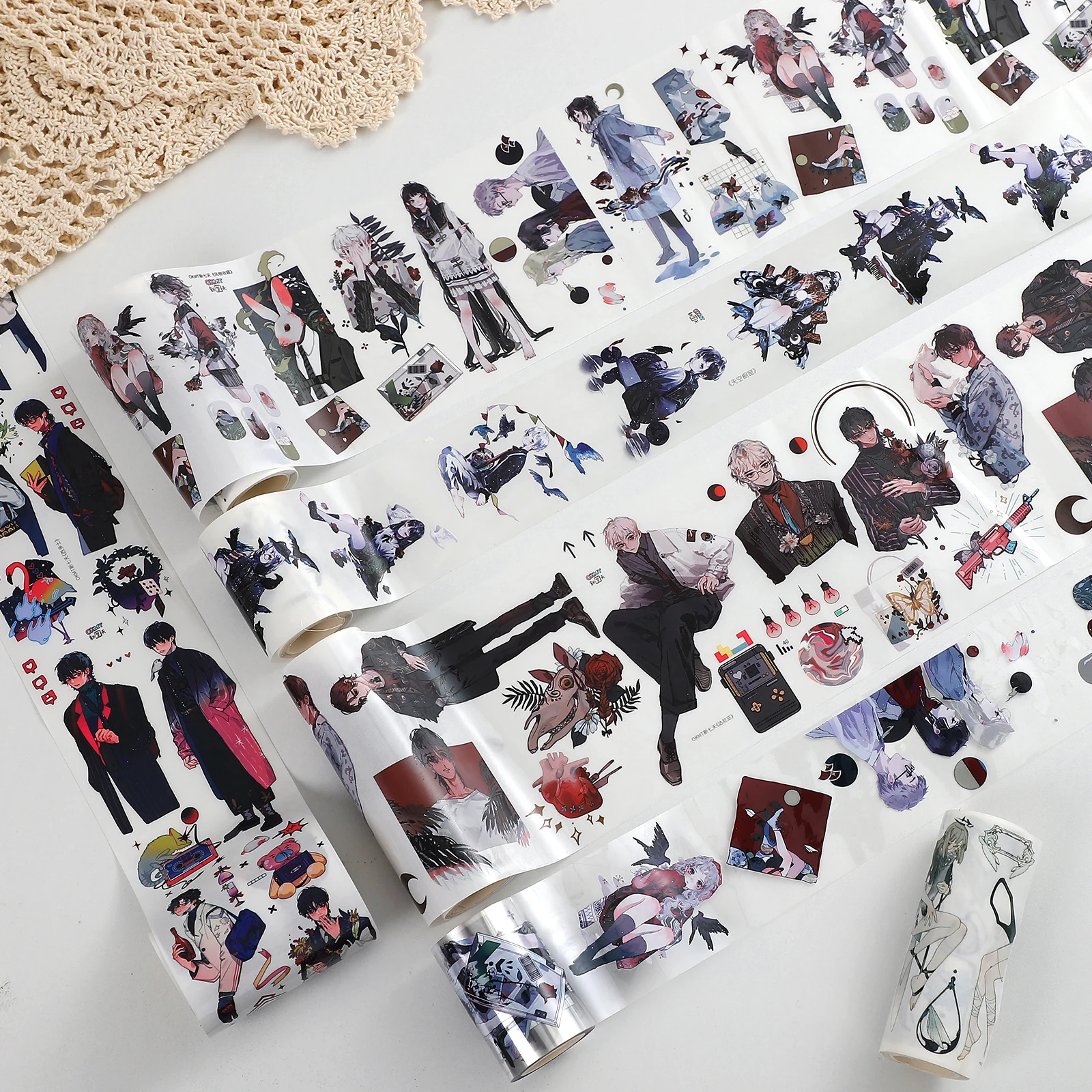 

Material Character Stationery Scrapbooking Multi-specification Creative Tape Kawaii Washi Tapes Collage Journal Masking