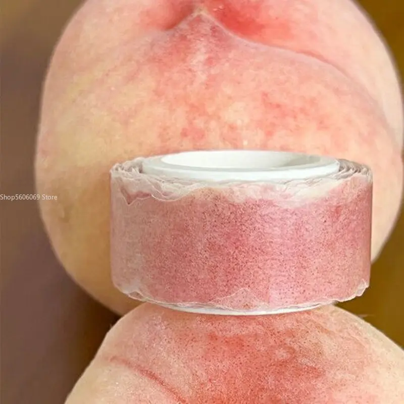 

Korea Zagne Creative Handbook Tape Imitation Peach and Kiwi Decorative Tape Creative Handbook Tape Decorative Stickers