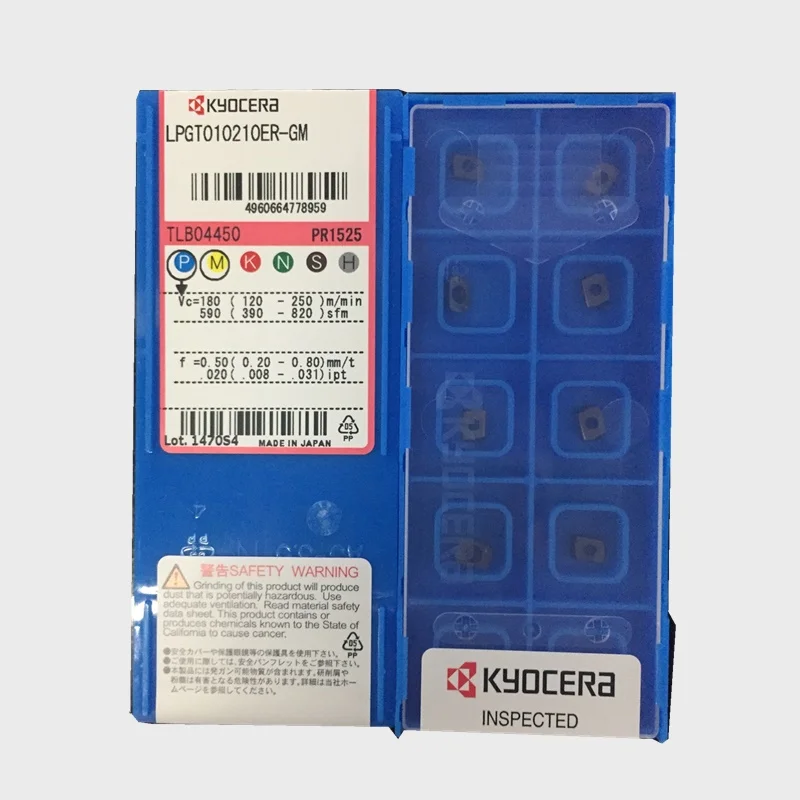 

LPGT010210ER-GM PR1525 керамический Режущий инструмент для токарного станка с ЧПУ, держатель инструмента, оригинальный токарный инструмент