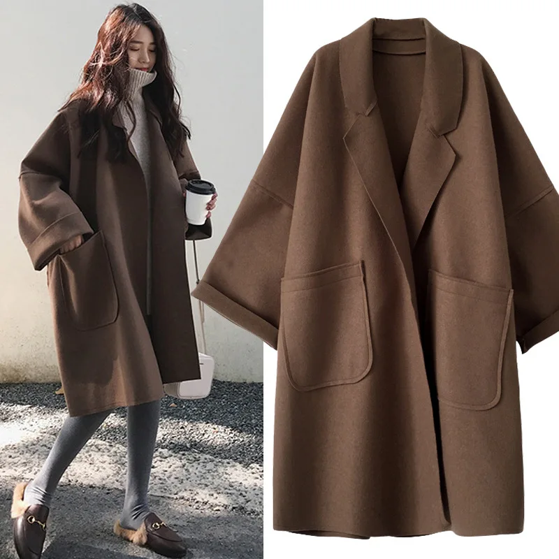 Autumn Winter Maternity Coats Oversize Pregnancy Cardigan  Maternity Coat Pregnant Jacket Tibetan Coats DD43250