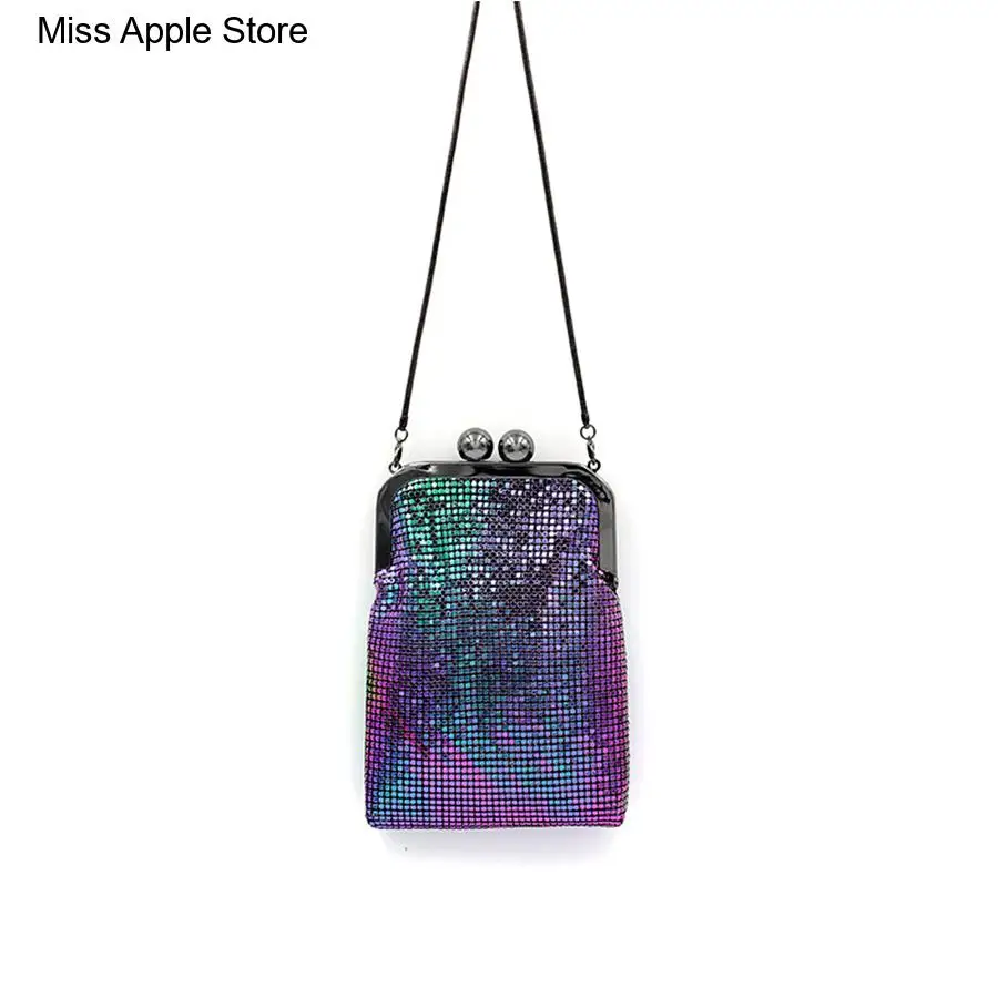 Ladies Dinner Party Purse Shoulder Bags Bolsa Fashion Women Small Crossbody Bag Handbag Clips Phone Packet Female Clutch Wallet