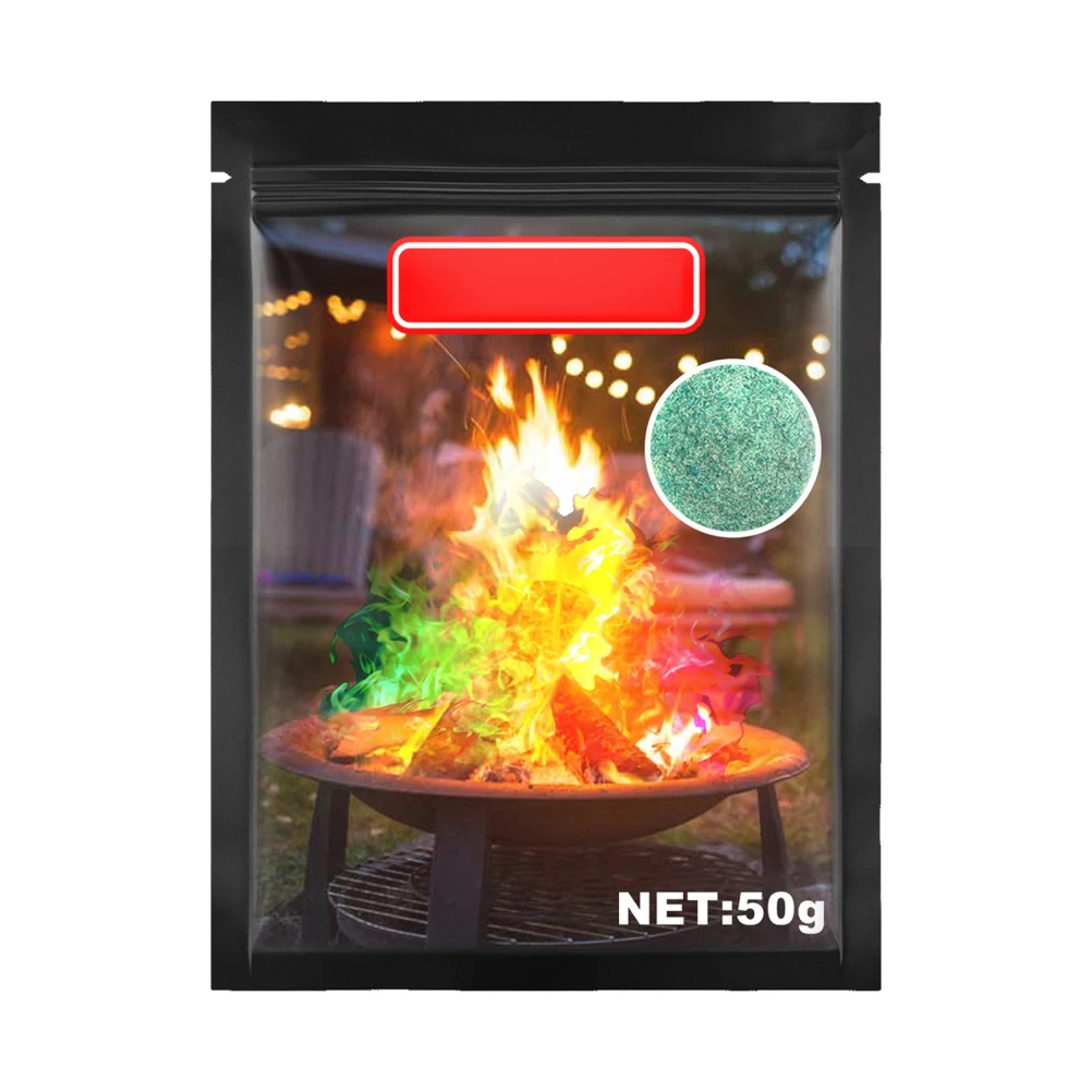 

Fire Flame Colorant Packet Vibrant Long-Lasting Flame Color Changer for Yard Beach Campfire Bonfire Fireplace Indoor Outdoor Use