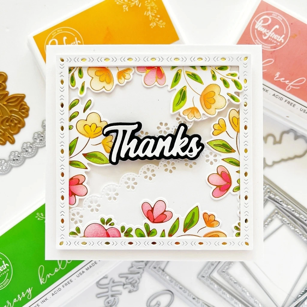 

Frame Metal Cutting Dies Scrapbooking Embossing Stencils Blade Punch Cut Template Photo Paper Card Album Decor DIY