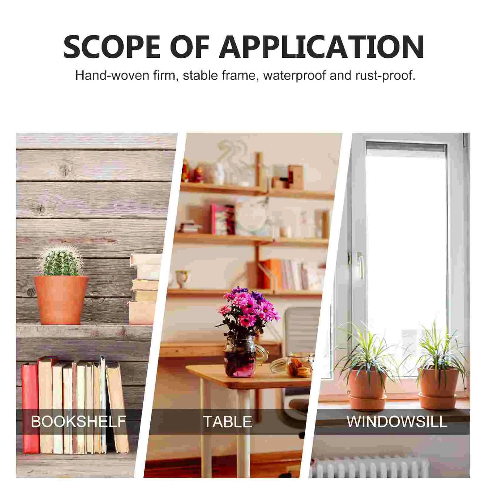 

Basket Woven Flower Pot Planter Seagrass Rattan Wicker Storage Indoor Baskets Hand Pots Flowerpot Planters Natural Straw