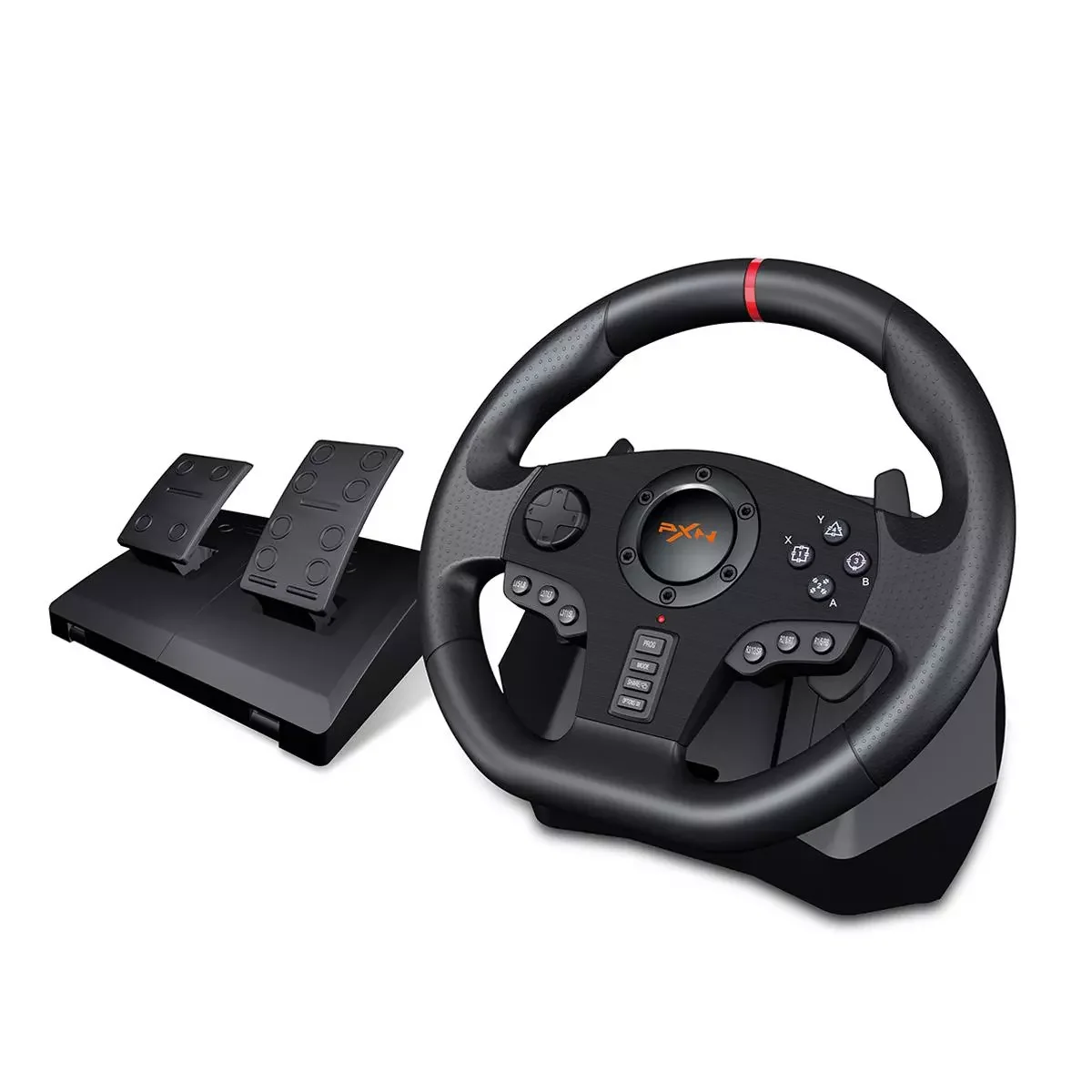 

NEW2023 PXN V900 Game Steering Wheel for Switch PS3 Gaming Controller for Computer PC USB Vibration Game Accessories for Car Rac