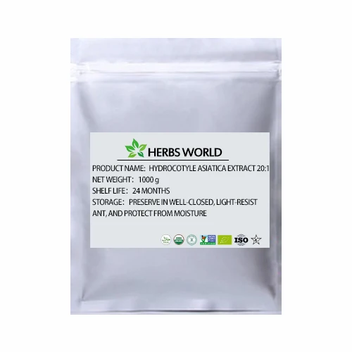 100 -1000g gotu Kola / polvo de Centella азиатская 20: 1 reконструкция кожи antienvejecimiento заготовка