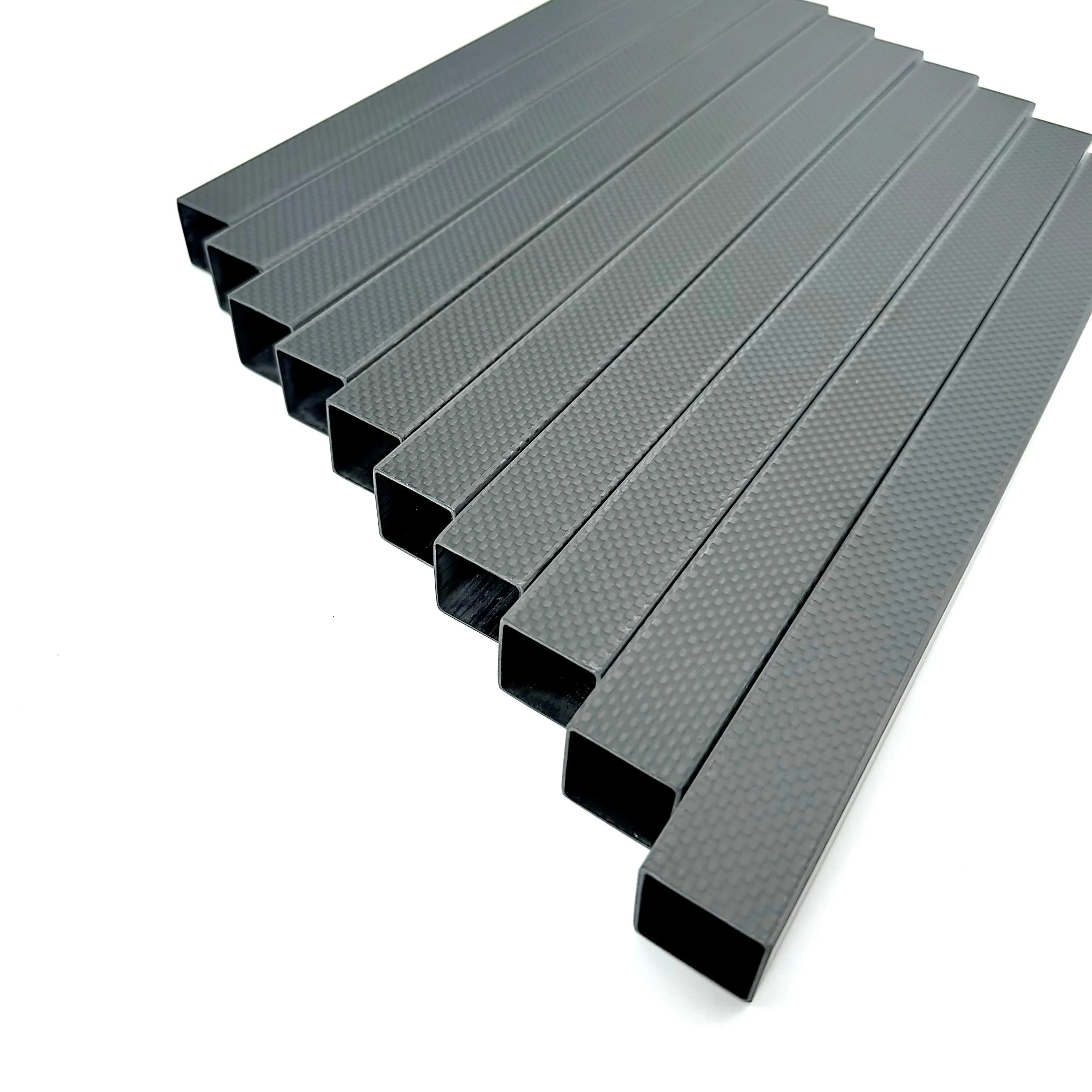 2 шт. прямоугольные трубы из углеродного волокна 3K длина высокопрочной 325 мм