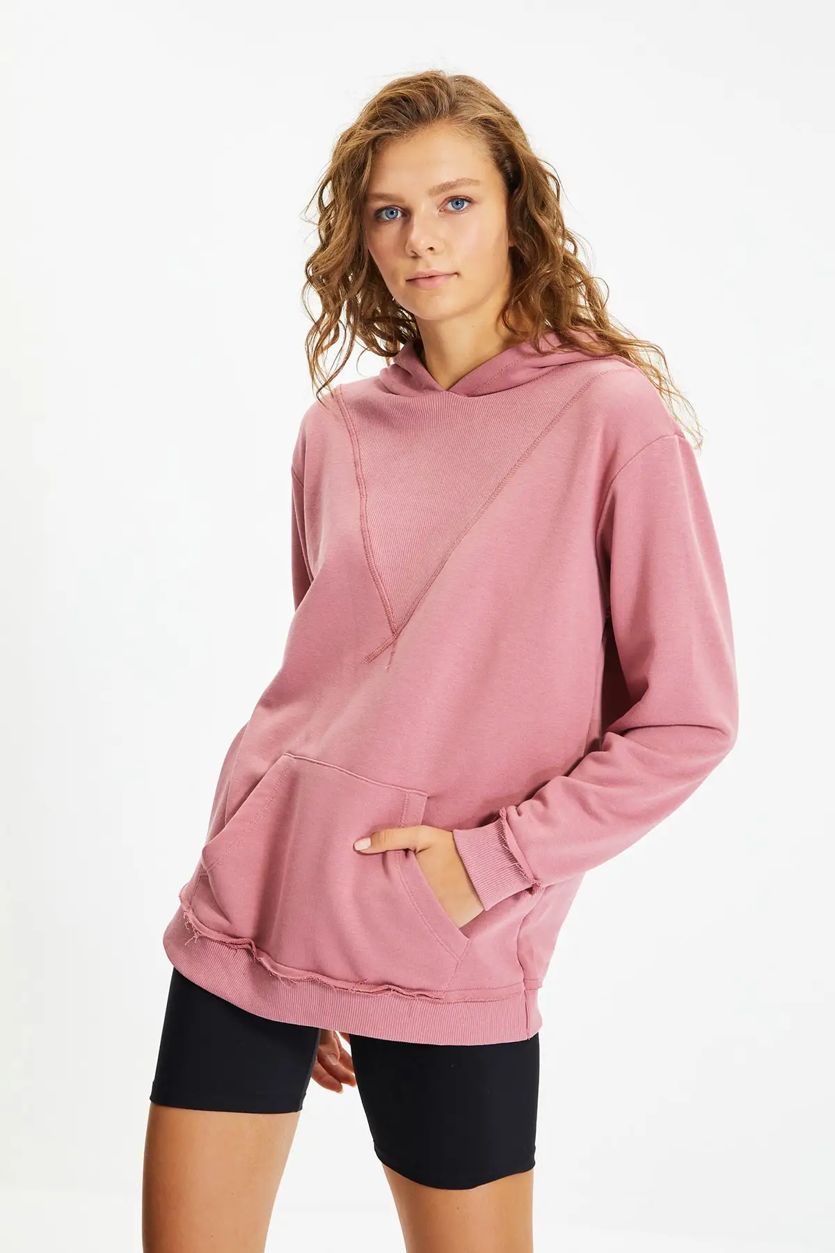 Вязаный свитер с вышивкой и для бойфренда TWOAW22SW1249 | Женская одежда