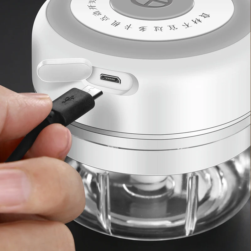 USB-миксер Электрический для продуктов кухонный измельчитель чеснока мяса