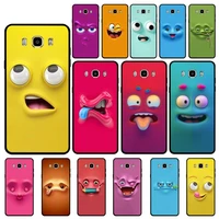maiyaca funny face phone case for samsung j 4 5 6 7 8 prime plus 2018 2017 2016 j7 core