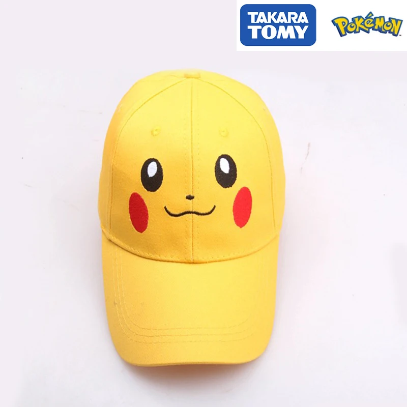 

Pokemon Anime Peripheral Pikachu Hat Cartoon Summer Hat Hip Hop Anime Embroidery Men's Rooster Cap Hip Hop Dad Trucker Hat