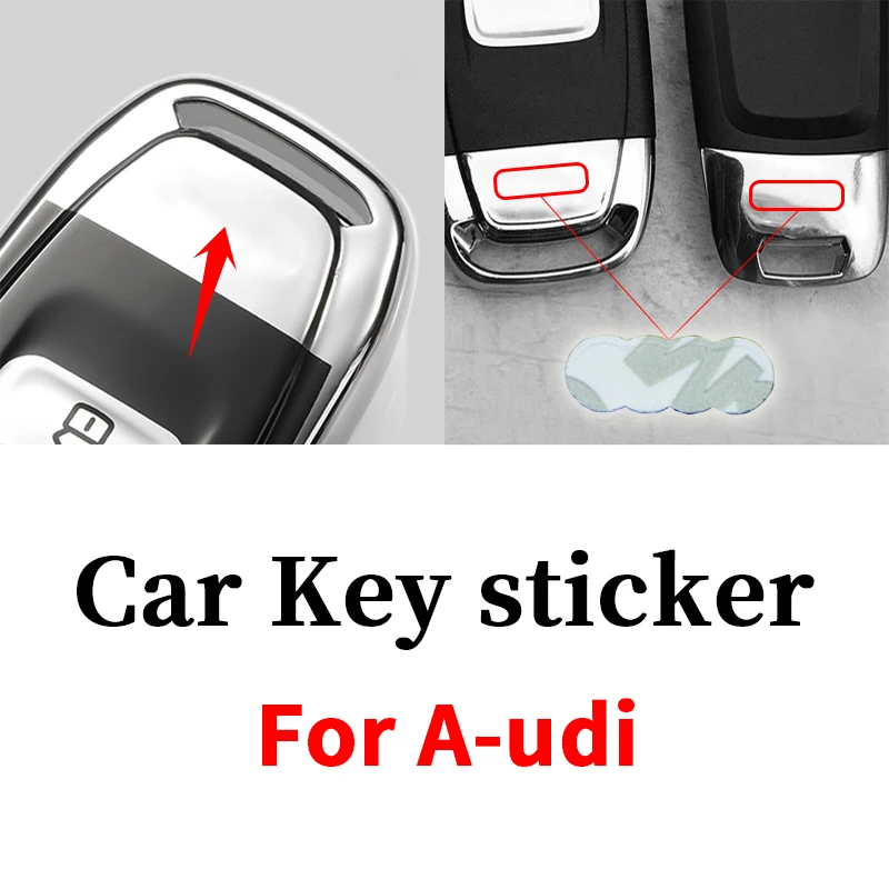 

1Pcs Car Key Sticker Auto Logo Decoration Decal for Audi All Series Q3 Q5 SQ5 Q7 A1 A3 S3 A4 A4L A6L A7 S6 S7 B8 B9 A6 C5 C6 C7