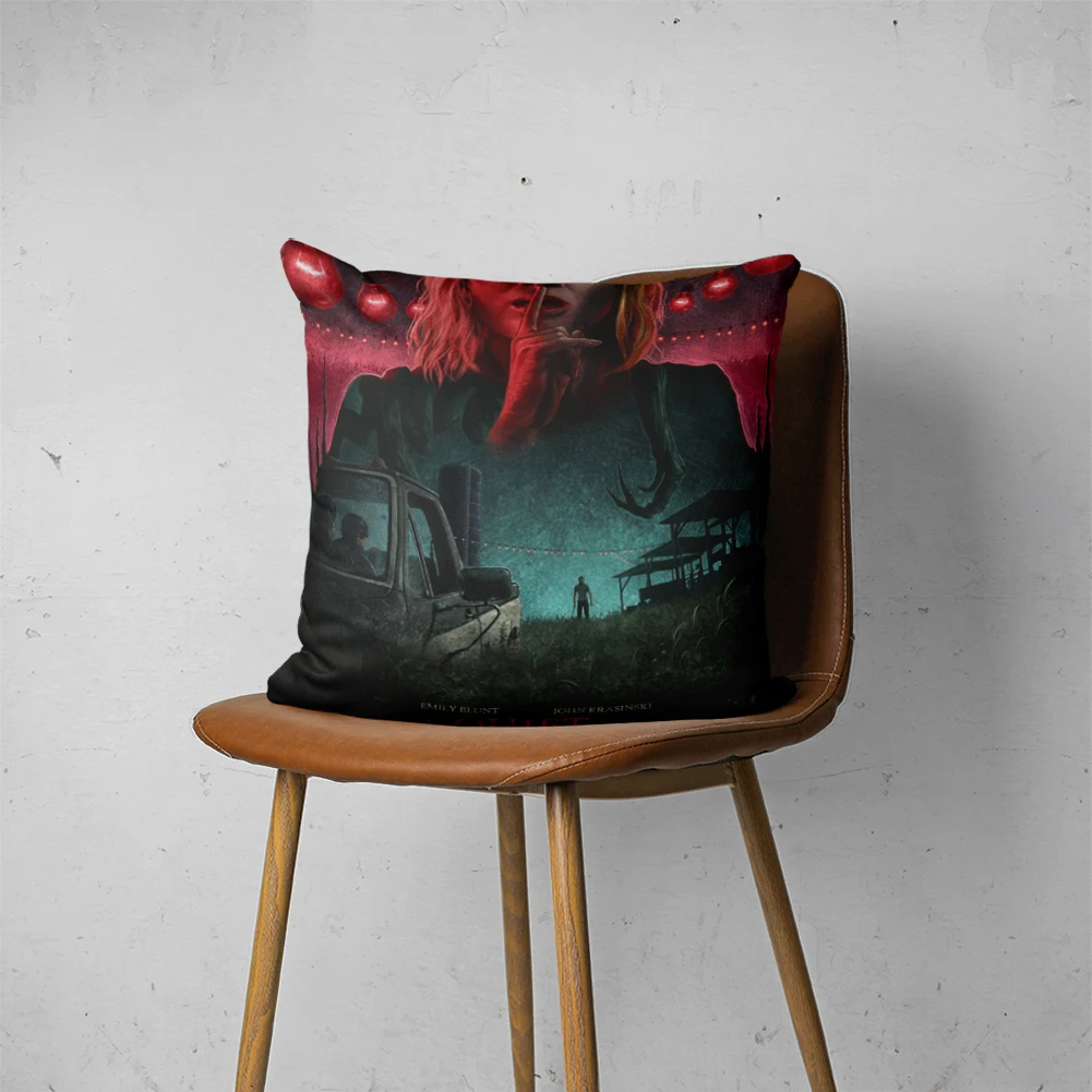 

HORROR MOVIE PILLOW 143 Customizable Bedroom Bed Sofa Hotel Car Lumbar Pillow Fashion Decorative Cover