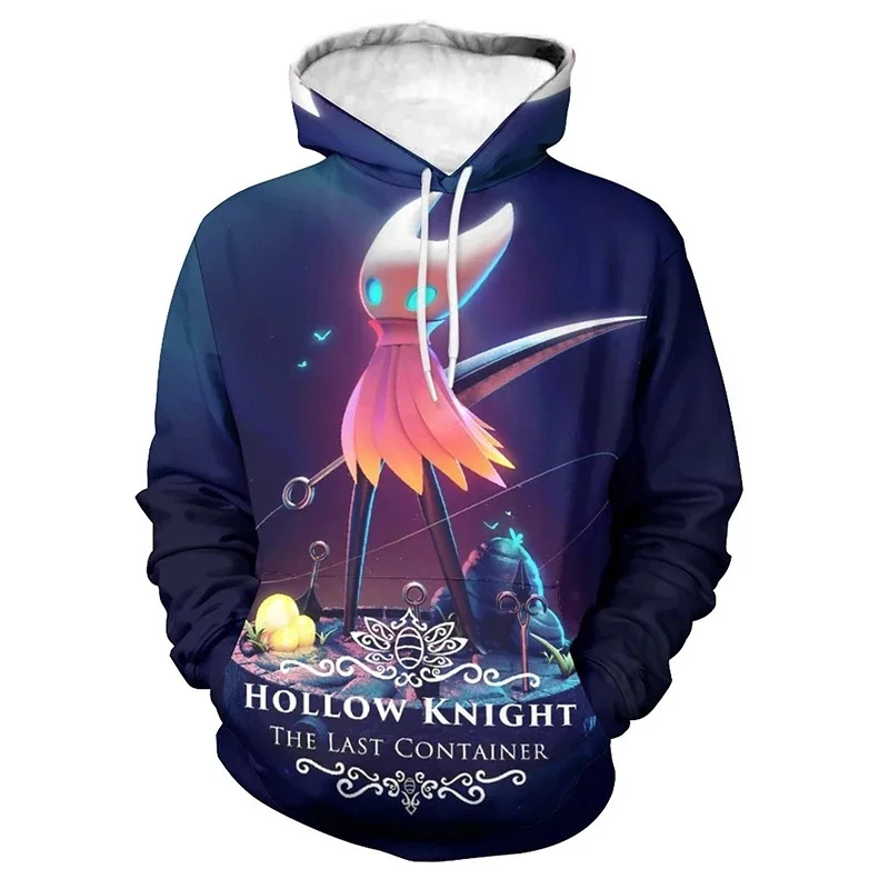 

3D Print Cool Hoodies Men Women Streetwear Harajuku Casual Swearshirts Top 2022 New Printed Hollow Knight Game Hoodies