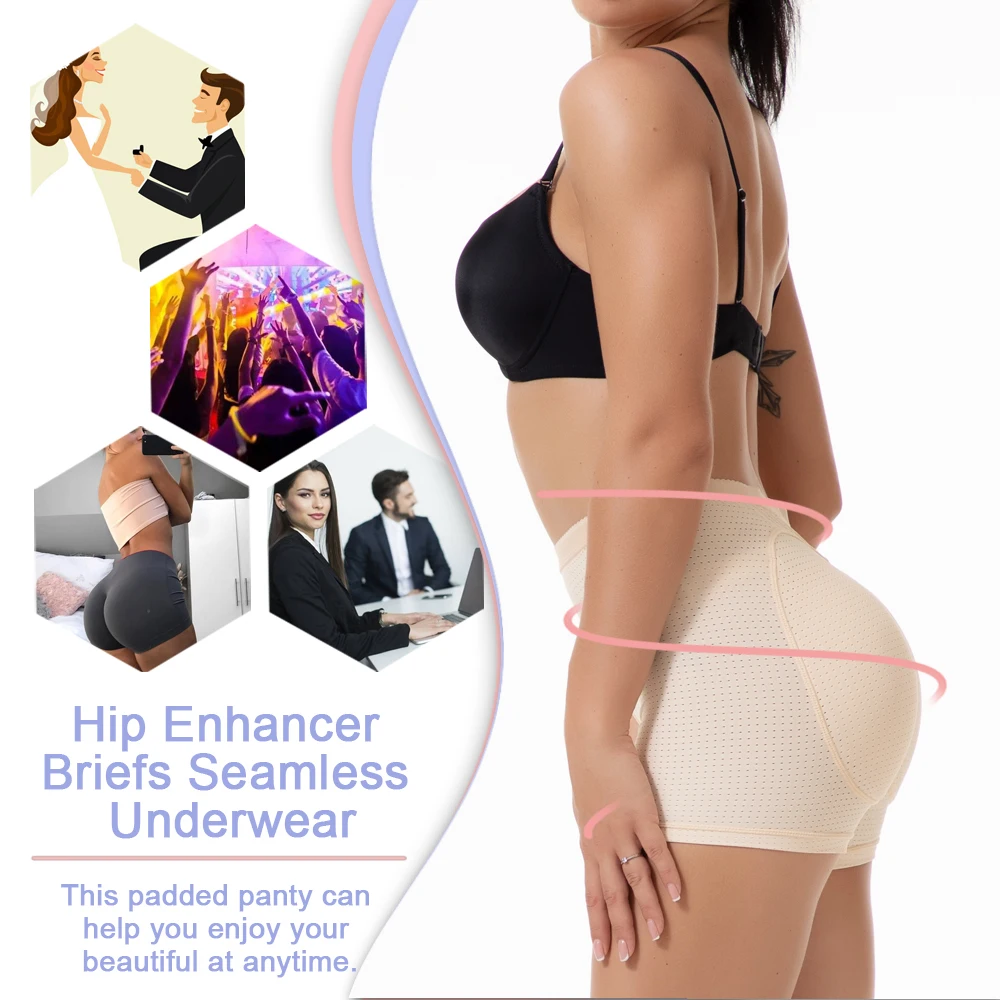 Velssut Butt Lifter Shorts for Women Hip Enhancer Panties Booty Lifting Shapewear Flat Belly Underwear Lady Body Shaper Push Up