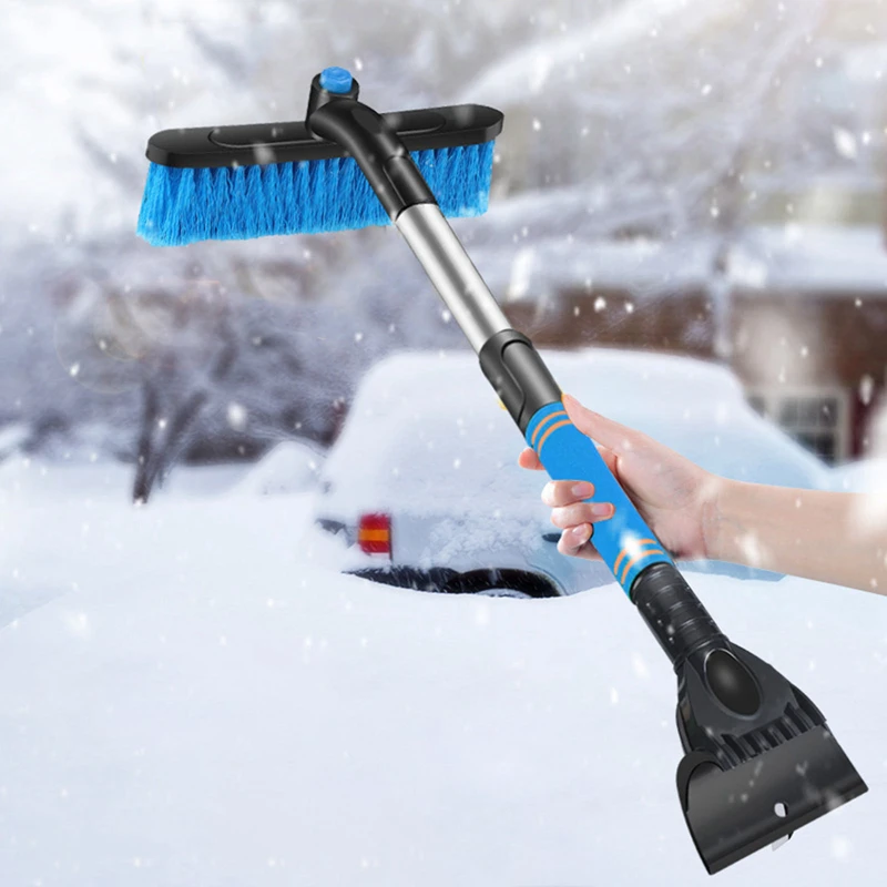 

Vehicle Snow Shovel 360° Rotating 3 In 1 Snow Removal Shovel Car Cleaning Brush Car Windshield Snow Shovel Shovel Deicing Tool