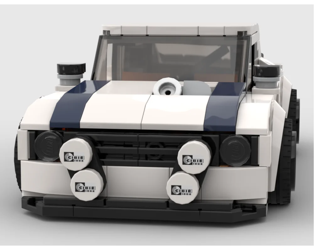 Эскорт Mk2 Ford City Speed Champions Racer Cars Спортивный автомобиль Строительство Moc Блоки