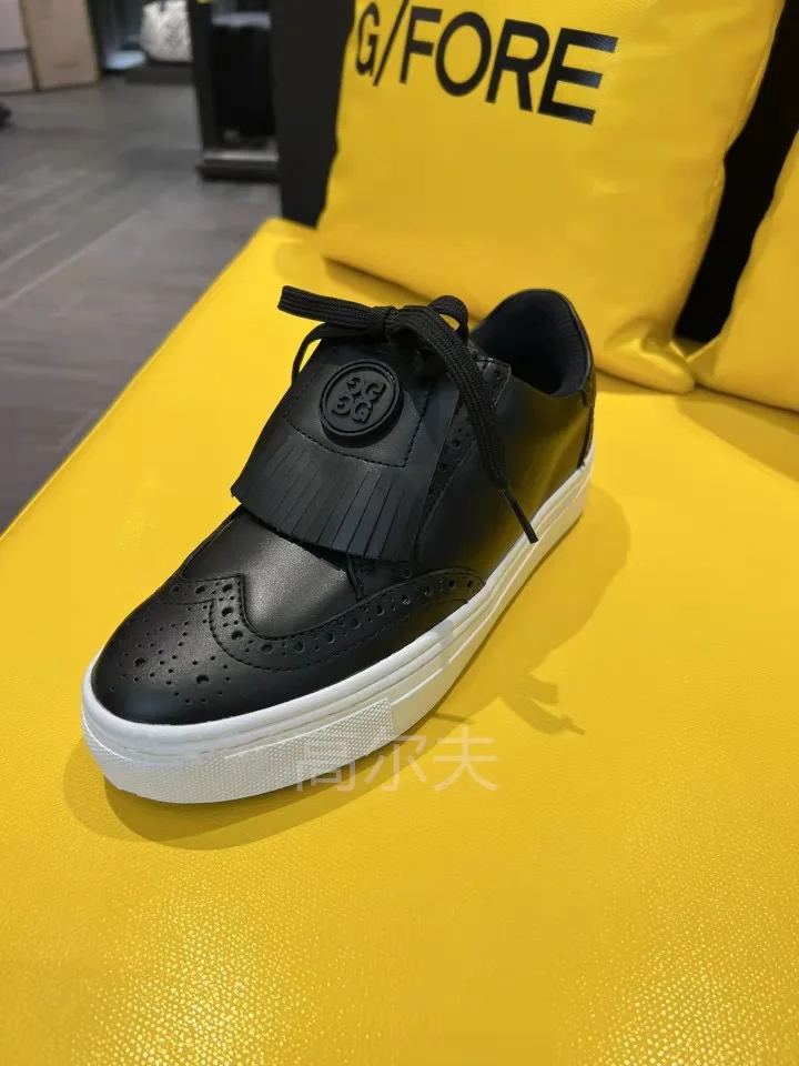 GF golf shoes women's shoes small white shoes board Ding transparent crystal sole skull with female sole outdoor leisure