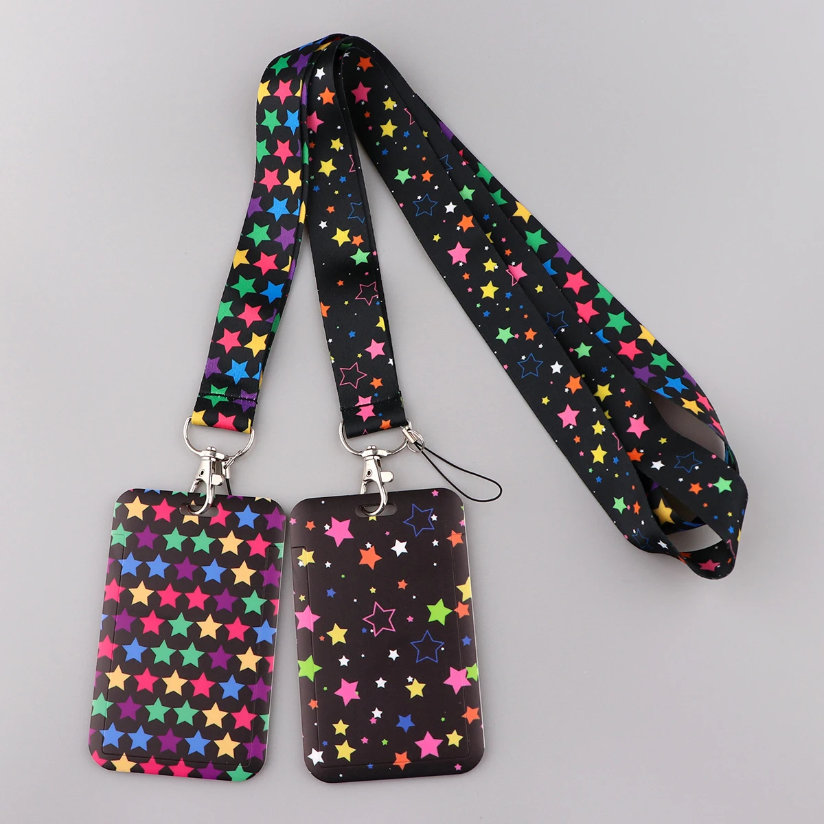 

Colorful Star Neck Strap Lanyard For Keys ID Card Neck Strap Cell Phone Straps USB Badge Holder Keychains Hang Rope Lanyards