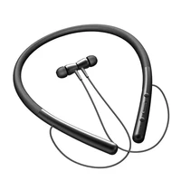 bluetooth earphones 5 0 neck mounted magnetic wireless headphones sports in ear earbuds with card function stereo for xiaomi