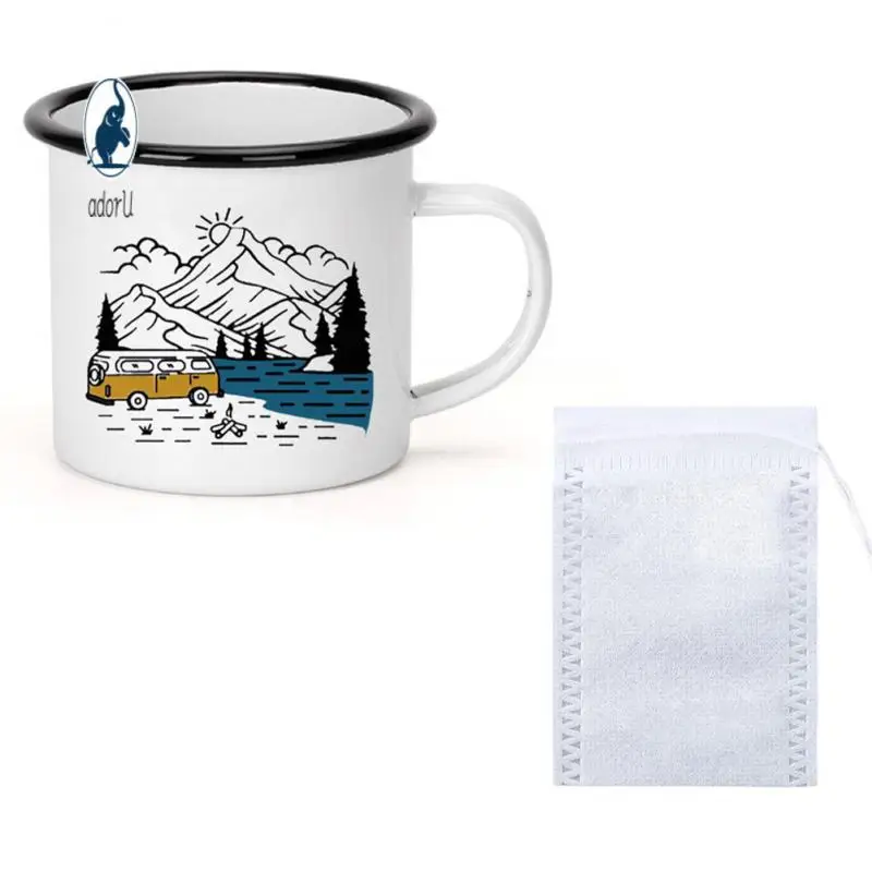 

Mug Great For Camping Perfect Gift Camping Coffee Mug Durable Useful Camping Mug With Handle Outdoor Adventure Unique Design