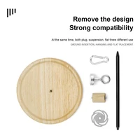 mosquito coil tray standing pole round mosquito coil handmade solid wood holder mosquito coil stand mosquito coil holder