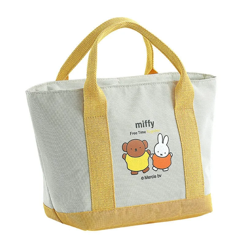 Портативная термосумка для обедов Miffy Kawaii в стиле аниме, для студентов и офисных работников, на одно плечо, через плечо, простая и милая (art.: 3920dbac3e155) - 3920dbac3e155