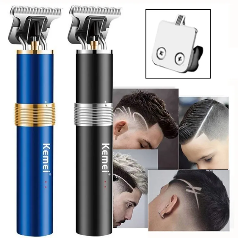 

Original Kemei 2 in 1 Face Professional Hair Trimmer for Men Electric Haircut Rechargeable Trimmer Head Hair Cutting Machine Set