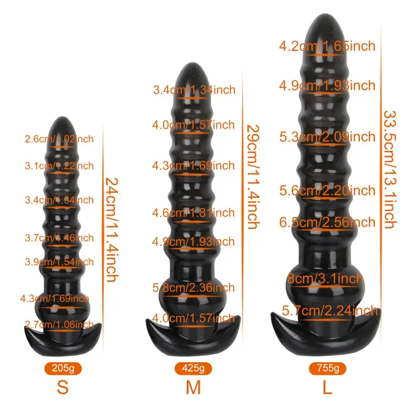 Большая Анальная Пробка Секс-Игрушки Длинный Анальный Фаллоимитатор Для Женщин
