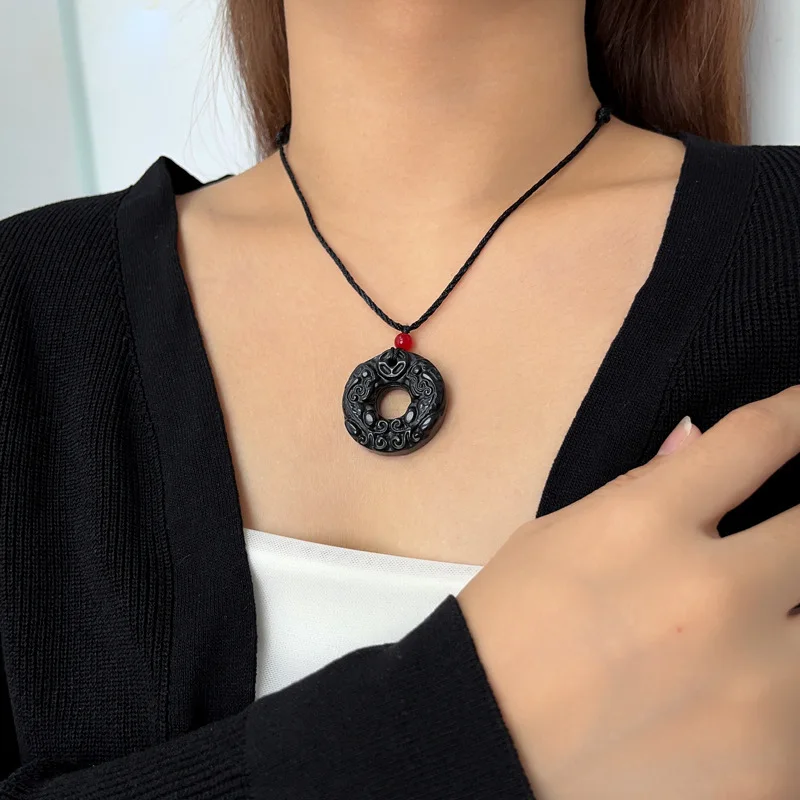 Винтажное плетеное парное ожерелье ручной работы регулируемое модное