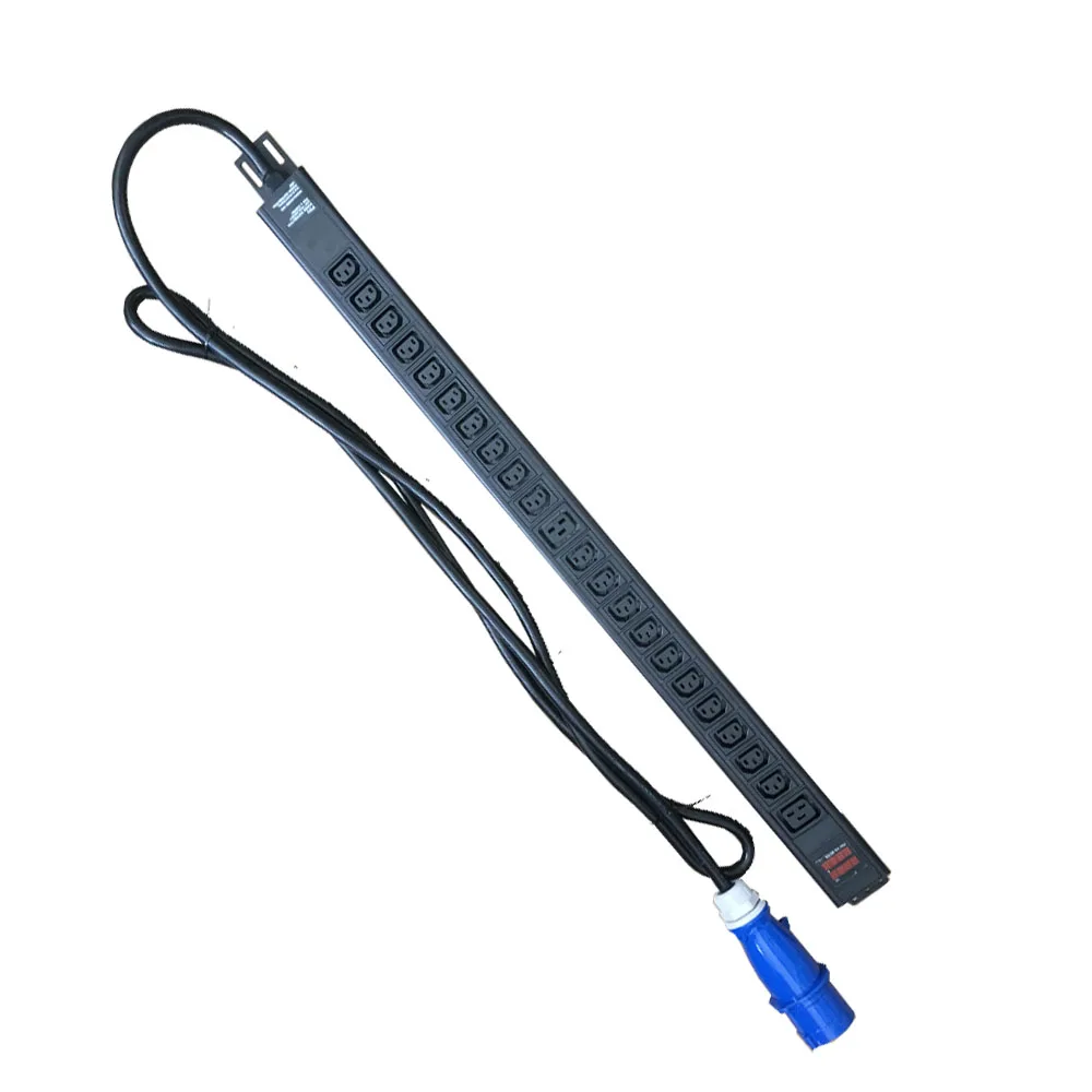 

iec C13/C19 power distribution units pdu 32a with current and voltage meter