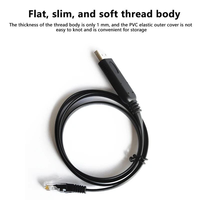 Консольный кабель USB-RJ45 длиной 1 5 м 8 последовательный адаптер RS232 для