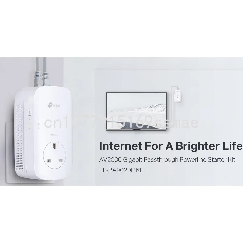 TL-PA9020P Kit One-Pair посылка Av2000 DC Проводной 2-Port Gigabit