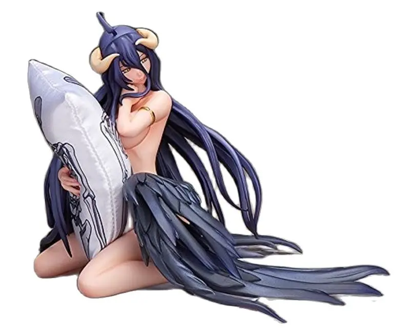 

Anime Sexy Figure Overlord Ainz Ooal Gown Albedo Pillow Ver. PVC Action Figure Statue Collectible Model Kids Toys Doll Gifts