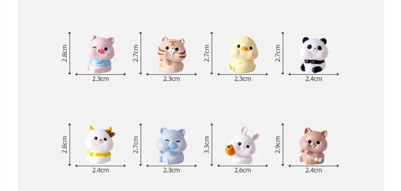 

Статуэтки, миниатюры, милый кролик, кошка, свинка, собака, животные, микро-Ландшафтные украшения для дома, декор комнаты, аксессуары «сделай сам»