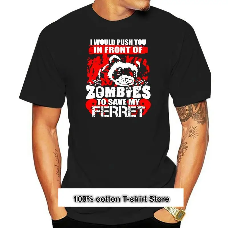 

Camiseta de hombre I Push You In Front Of Zombies To Save My huret