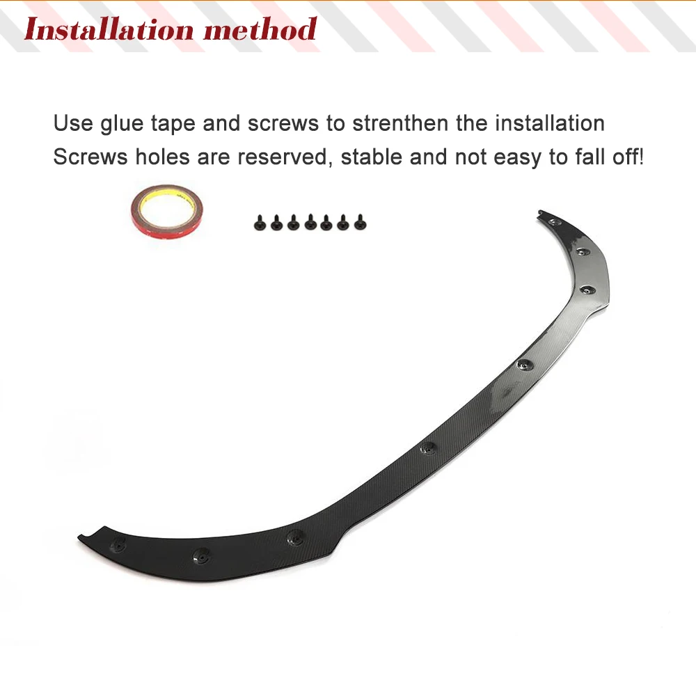 Автомобильный передний бампер спойлер для подбородка KIA Stinger GT EX Hatchback 4-дверный