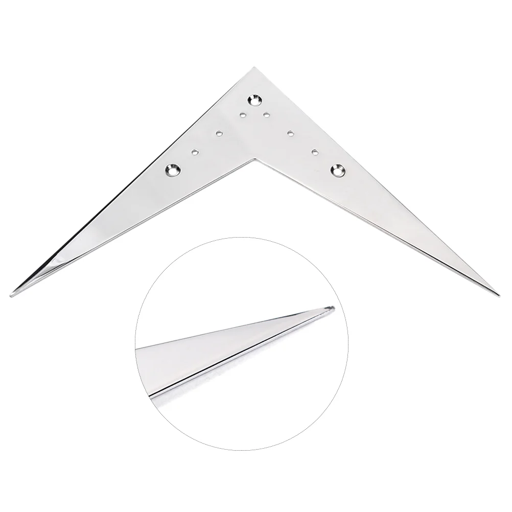 

6-string Bridge Tailpiece Guitar Tremolo System Metal Plate Chrome Saddle