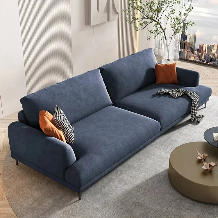 Горячий современный дизайн секционный диван из натуральной кожи