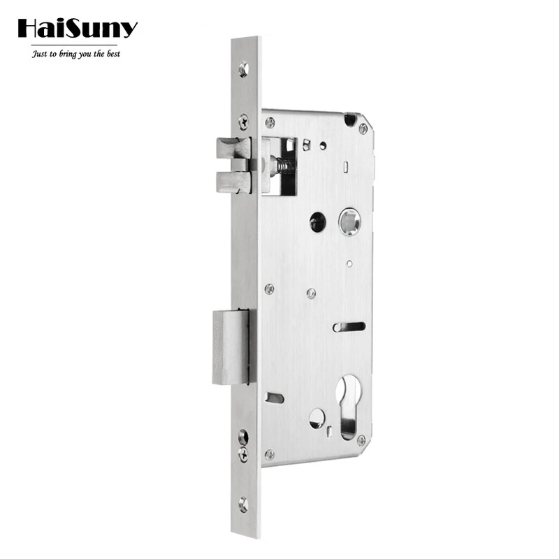 

HaiSuny European Standard Lock Body 304 All-steel Lock Body for Door Lock Adjustable Direction Quality Stainless Steel Lock Body