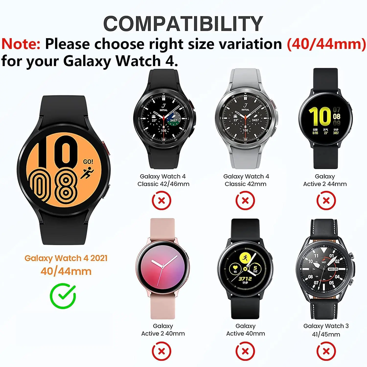 Стекло + матовый чехол для часов Samsung Galaxy Watch 4 44 мм 40 защитные бамперы | Наручные