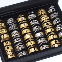 bulk lots 24pcs%ef%bc%8812set%ef%bc%89silver gold 2 in 1 luxury lovers rings women men couple snake butterfly moon friends party gifts jewelry
