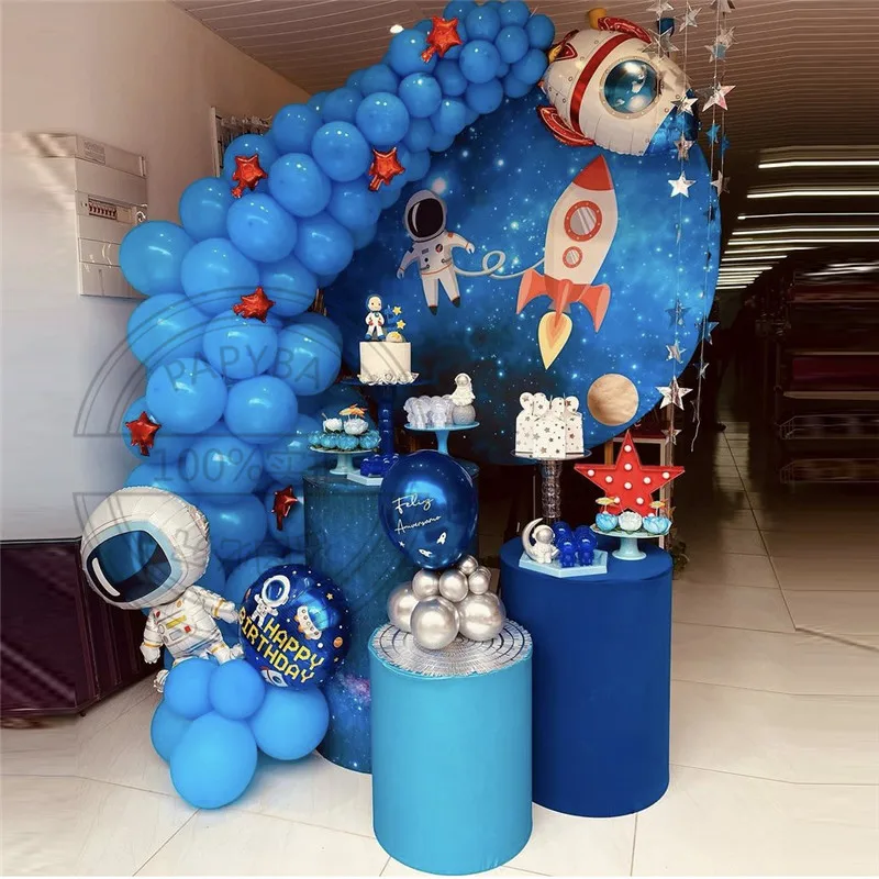 

Rocket Astronaut Balloons Garland Arch Set Outer Space Universe Planets Foil Balloon Kids Birthday Party Decors Supplies Globos