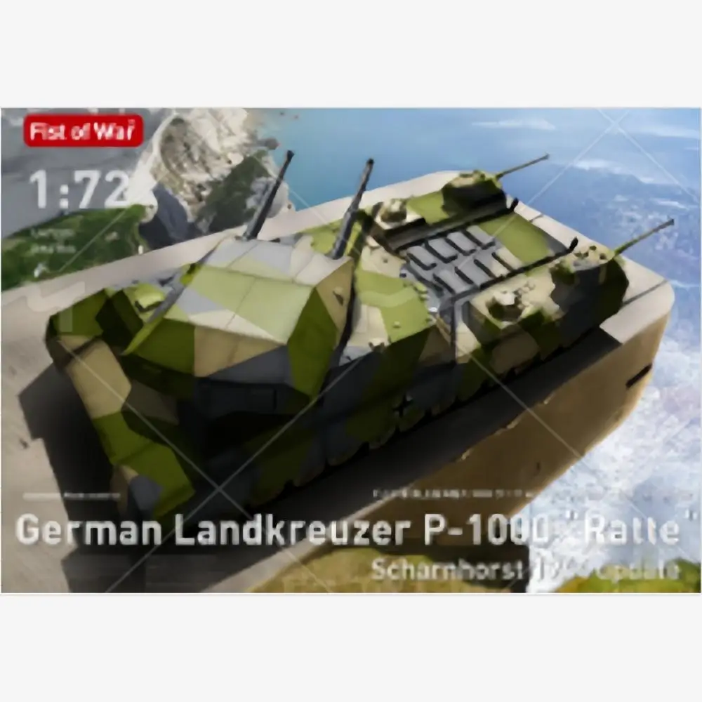 Collect Model UA72355 1/72 Scale German WWII P.1000 Ratte Scharnhorst 1944