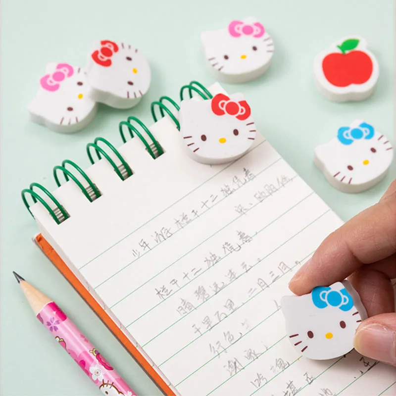 

36 шт./компл. Kawaii Hellow Kittys Sanrio плюшевые Мультяшные милые Kitty Мини Ластики аниме плюшевые игрушки для девочек детские игрушки подарок на день ро...