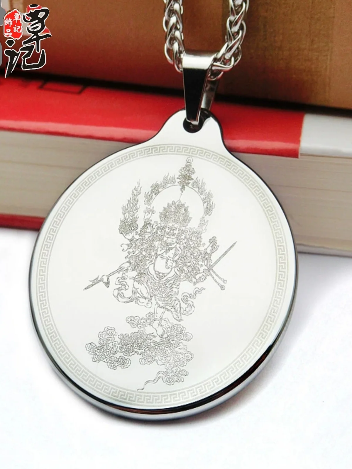 Fanwen Touji Diamond Mantra Вольфрамовый золотой кулон Мужской и женский этнический Sle